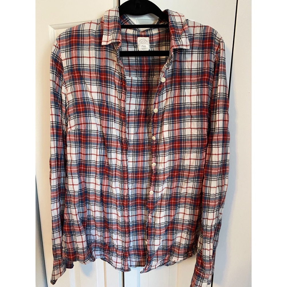 Plaid button down shirt